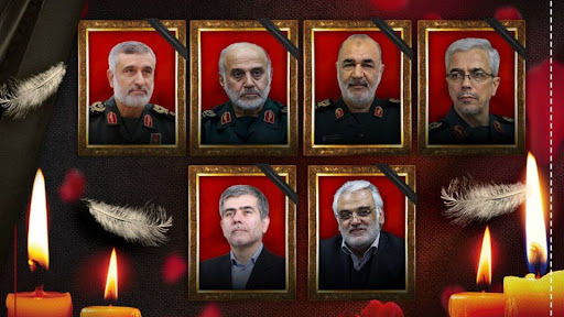 شهدای حمله تروریستی اسرائیل به ایران
