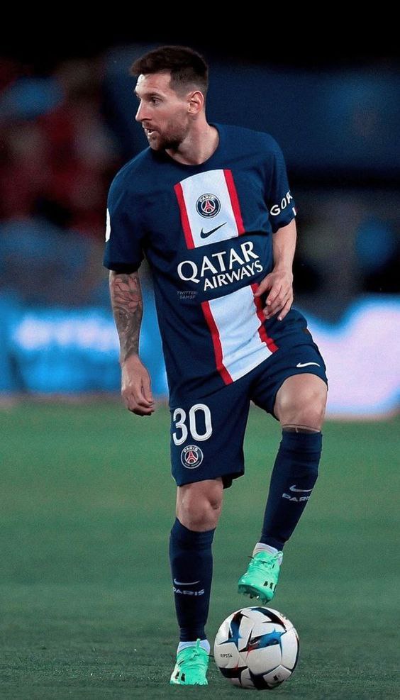 عکس مسی در PSG