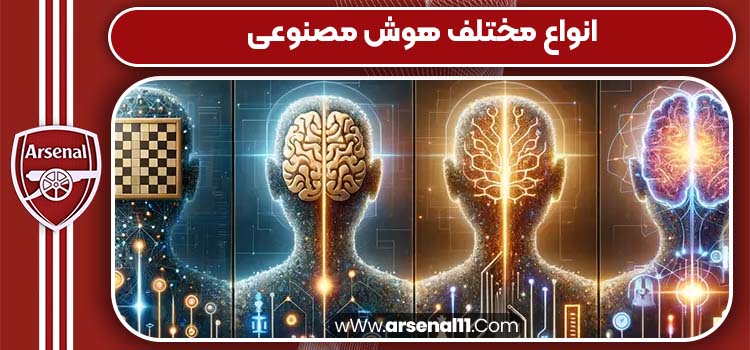 انواع مختلف هوش مصنوعی