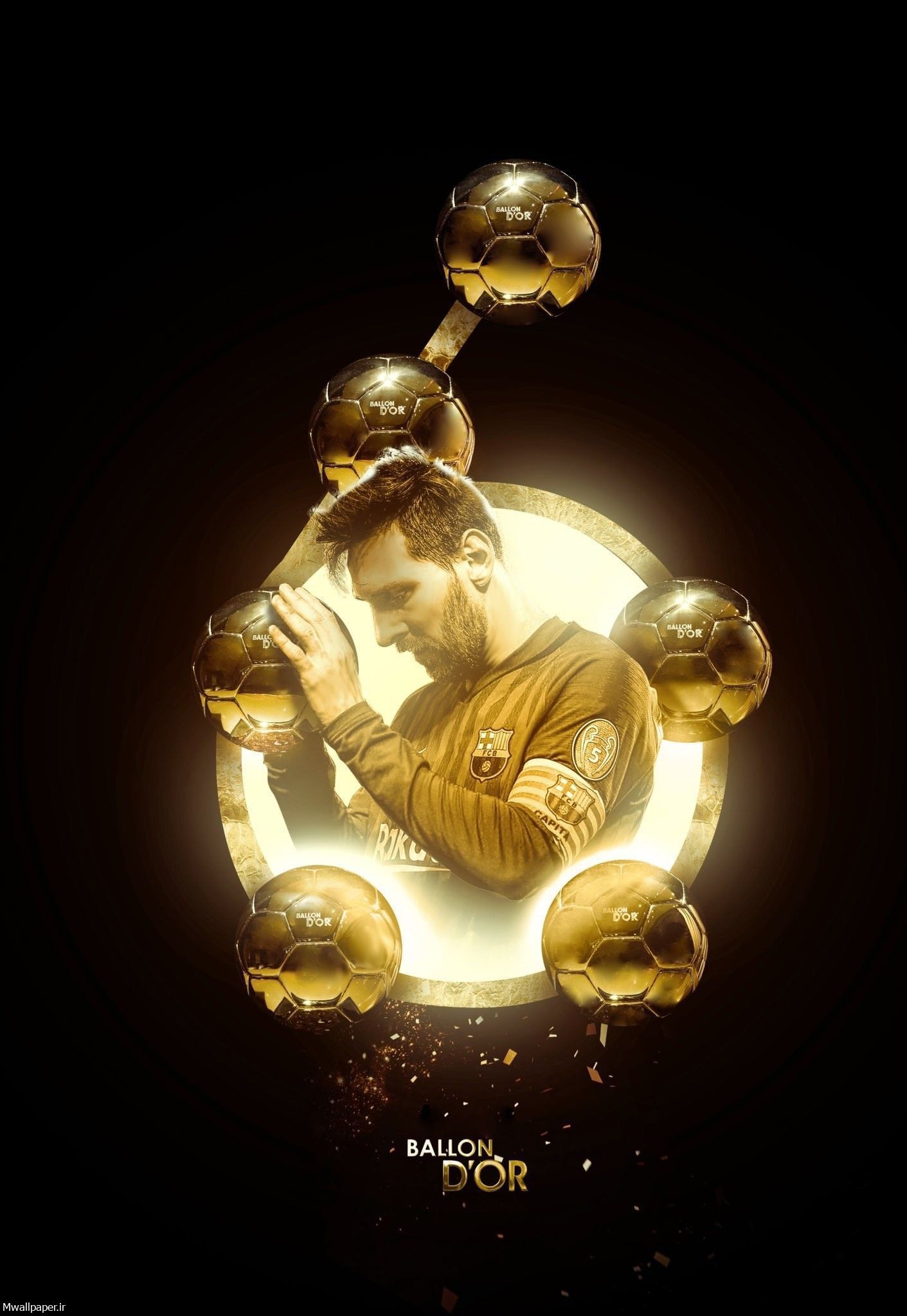 تصویر زمینه هنری و فانتزی از مسی